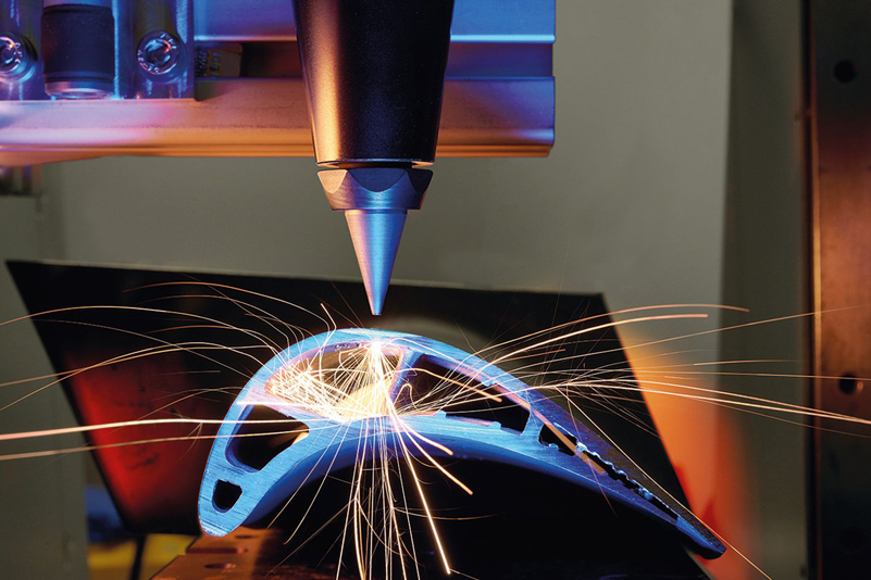 The Laser-based Manufacturing technology platform shows SMEs, for example, how the use of laser drilling can optimize their production processes. &copy; Fraunhofer ILT, Aachen, Germany / Volker Lannert.