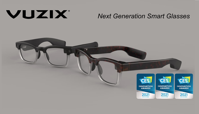 Prizewinning: Vuzix's smart glasses recognized by the CES 2021 Innovation Awards.
