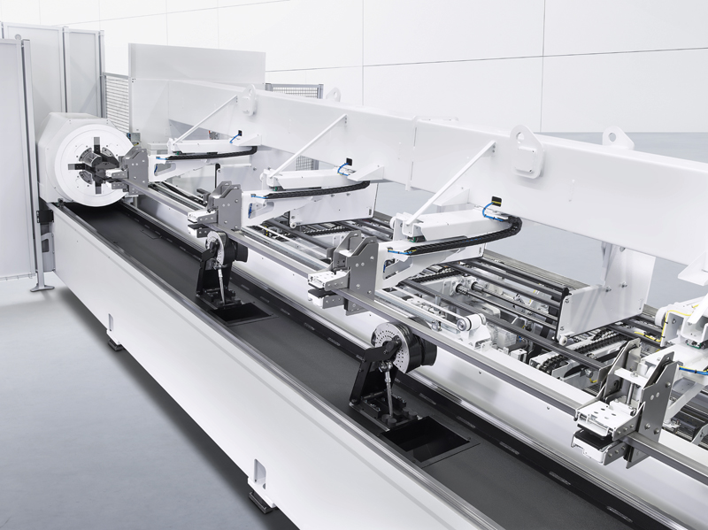 With its LoadMaster Tube loading automation, the machine can profitably perform large-scale production. Image: Trumpf.