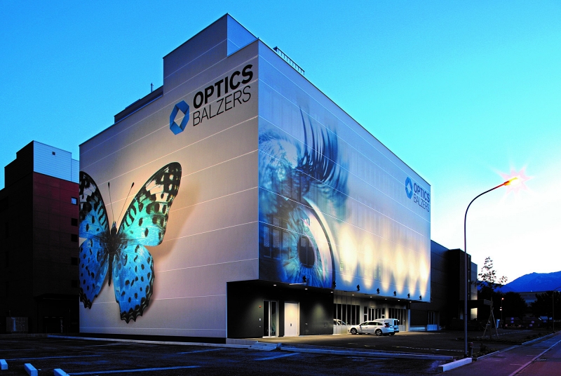 Optics Balzers says that despite the new ownership its headquarters in Liechtenstein will remain the center for innovation of optical coatings and components. Photo: Optics Balzers.