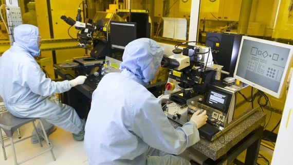 IQE is a key manufacturer of VCSEL epiwafers - the base semiconductor structure that makes up the multi-layered photonic devices before the wafers are diced and packaged into individual lasers. The company is busy scaling up production of VCSEL wafers at its new 