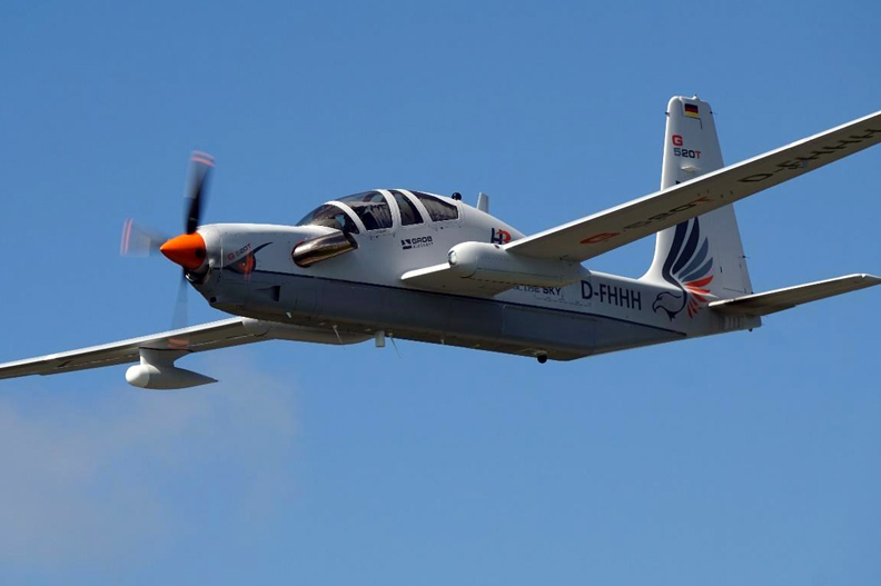 H3 HATS' G520NG aircraft suited for missions at up to 15,200m and for long endurance.