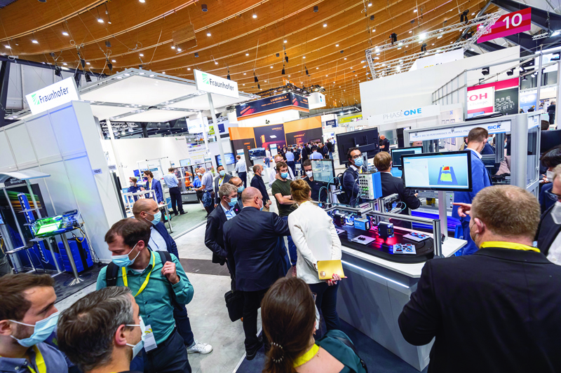 A significant number of start-ups were showcased.