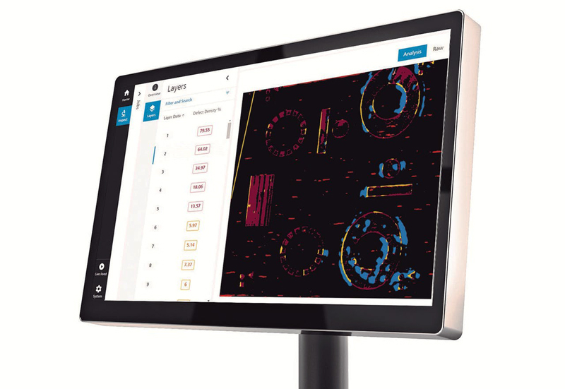 In-process monitoring identifies and classifies defects in the powder bed. Image: Zeiss IQS.