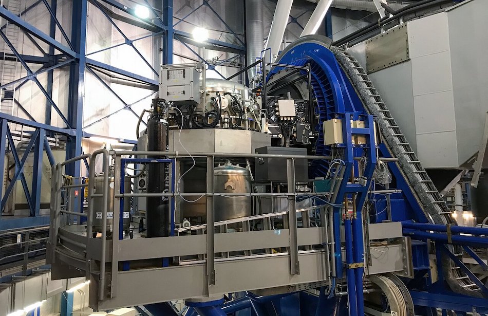 CRIRES+ installed on ESO's VLT to search for potentially habitable super-Earth exoplanets. Credit: ESO.