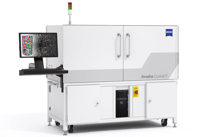 Zeiss Xradia CrystalCT is said to be the world's first commercially built laboratory enabling diffraction contrast tomography (DCT) on a microCT. &copy; Zeiss.