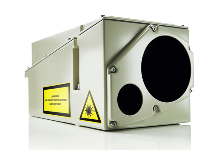 Saab's Vidar (2018) is designed for long-term use in harsh environments. It is enclosed in a sealed and stable housing with external surface treatment for demanding conditions. The laser rangefinder has excellent performance with a range of up to 40km with a pulse repetition rate up to 12.5 pps. Image Saab.