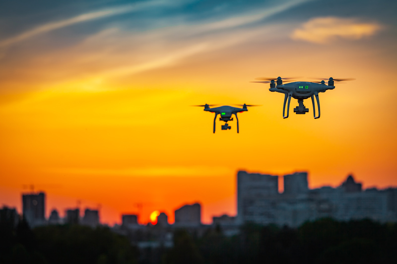 Droning on: MISEL project is aiming to develop a machine vision system that could be used in devices such as drones, industrial and service robots and surveillance systems. Image courtesy of VTT Research.