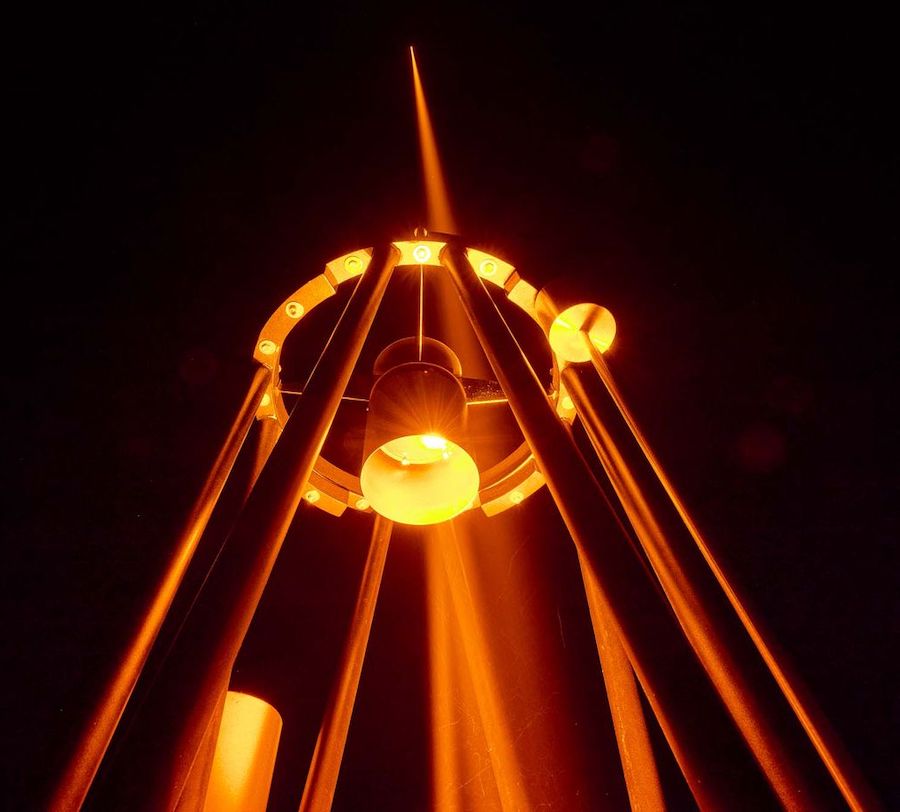 The new laser during field testing Credit: Toptica Projects.
