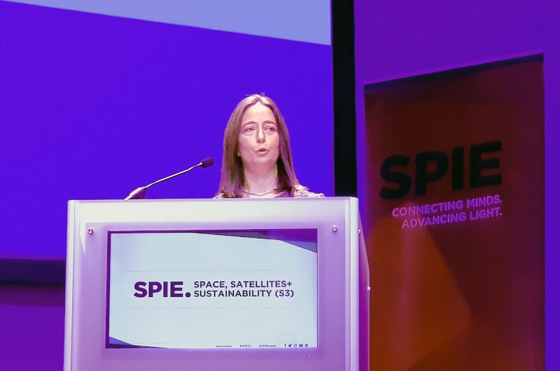 Carol Monaghan bangs the drum for the photonics industry. Photo: Matthew Peach.
