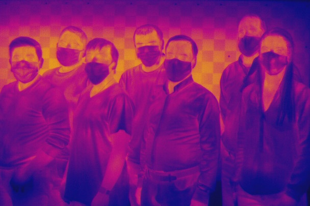 The team from Venture Creations company Owl AI, pictured here with a thermal imager, won $100,000 in the Luminate NY startup competition in June 2021, and has now raised $15M in series A venture funding. The firm's patented thermal sensor modality is said to detect and classify objects around a vehicle in any environment, ensuring that drivers are aware of their surroundings at all times. Image: Owl AI.