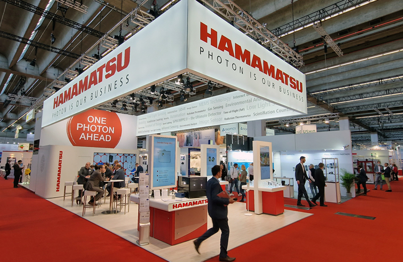 Hamamatsu at Optatec. Photo: Matthew Peach, optics.org.