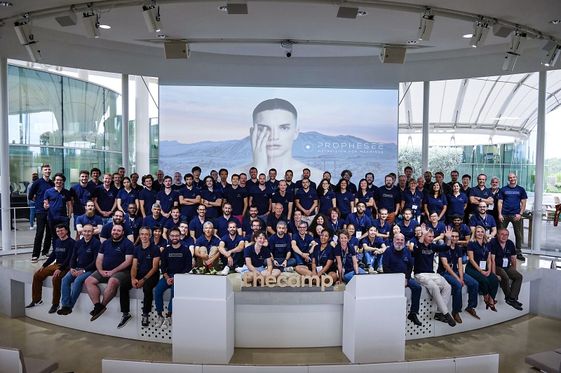The Prophesee team now numbers in excess of 110 people, and is set for further expansion following the &euro;50 million series C funding round closed just last month. Photo: Prophesee.