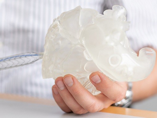 Demonstrating the implantation of the right heart pump. &copy; Fr. N&uuml;rnberger/ Erfurt.