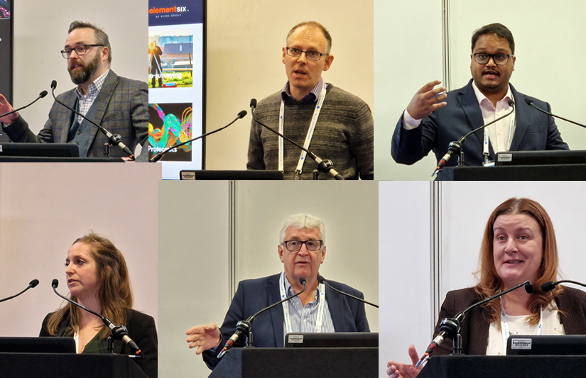 From top, left: Christopher Leburn, Matthew Markham, Adnan Quazi, Harriet van der Vliet, Iwan Davies, and Louise Jones. Photos: Matthew Peach, optics.org.
