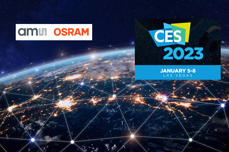 ams Osram will have two booths at next week's CES expo in Las Vegas.