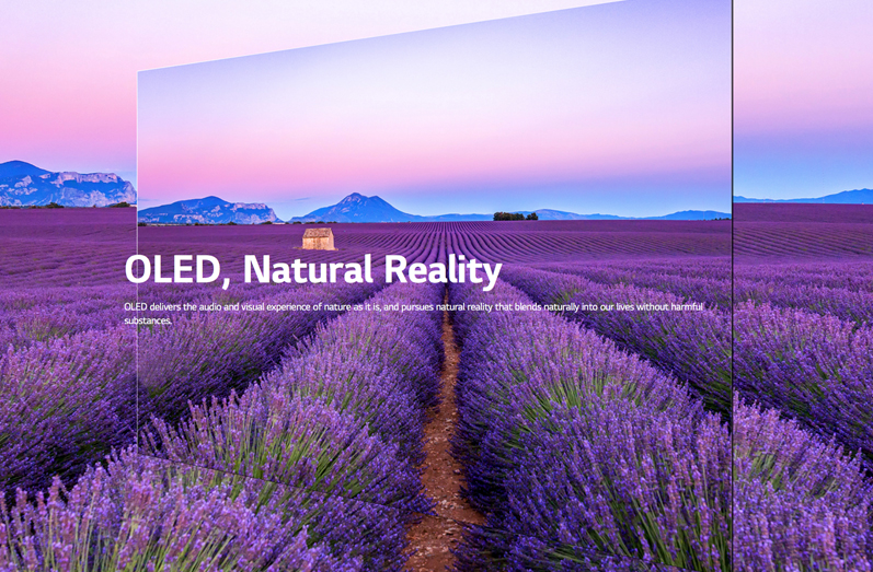 Intense color - and competition. Image courtesy of LG Display.
