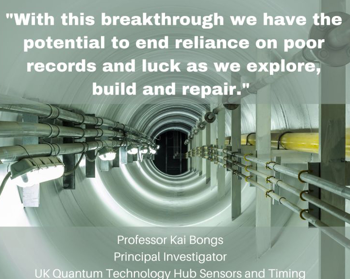 The quantum sensor breakthrough paves the way for a groundbreaking map of the world under the Earth's surface, for example. 