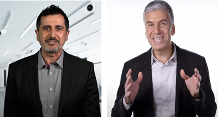 Partnering: Synopsys' Sassine Ghazi and Juniper's Rami Rahim.