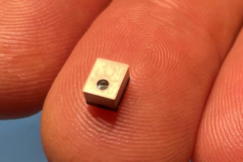 Norway's sensiBel has developed an optical MEMS microphone that is said to be capable of studio-quality audio performance. As well as leading a &euro;15 million investment in the startup, Trumpf will provide photonics expertise - in particular the VCSEL components that are used inside the microphone. Image: sensiBel.