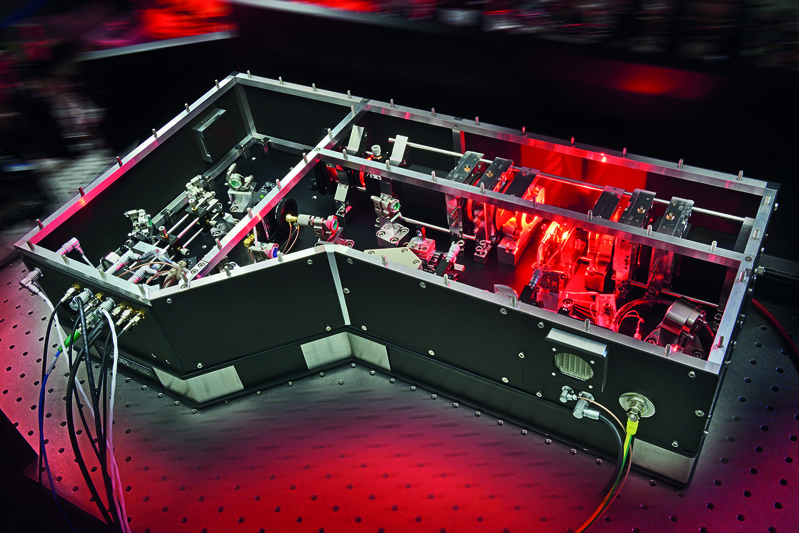 The diode-pumped alexandrite laser is a compact device developed for studying the atmosphere up to heights of more than 100 km. &copy; Fraunhofer ILT, Aachen, Germany.