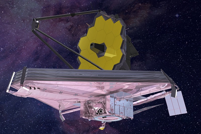 JWST - the most complex and powerful telescope ever built. Image: NASA.