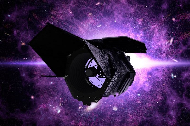 Artist's impression of the Nancy Grace Roman Space Telescope. Credit: NASA Goddard Space Flight Center.
