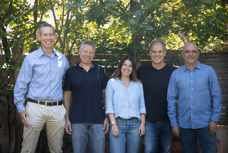The Quantum Source management team includes: CEO Oded Melamed, who co-founded Altair Semiconductor before it was acquired by Sony; VP of R&D Gil Semo, one of the founders of Anobit Technologies - acquired by Apple; chairman Dan Charash, co-founder and CEO of Provigent - acquired by Broadcom; and Professor Barak Dayan, head of the quantum optics lab at the Weizmann Institute of Science. Photo: Tal Rachmani/Quantum Source.