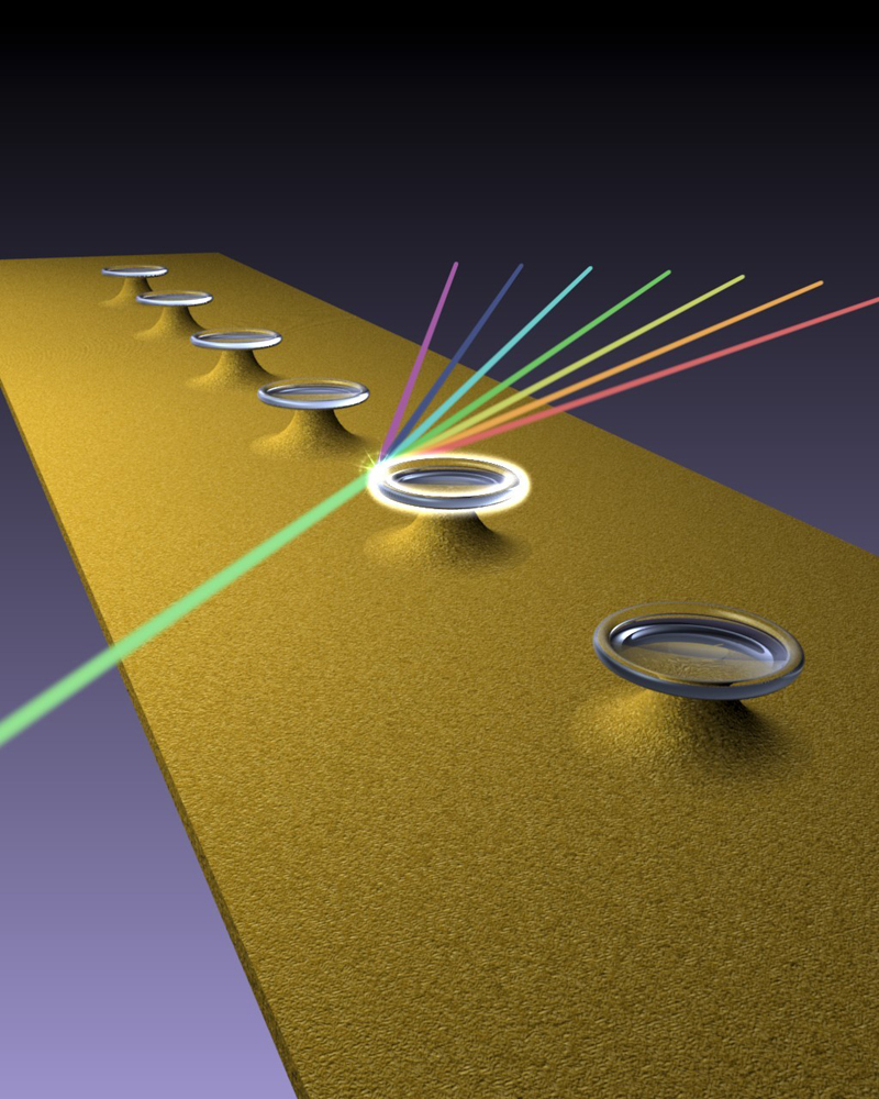 Selective laser-induced etching can be used to manufacture microresonators, for example for frequency comb generators. The laser process enables new geometrical shapes. &copy; Max Planck Institute for the Science of Light (MPL), Erlangen.