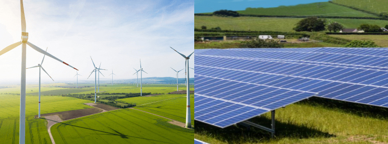 Researching the potential of wind and solar farms, and battery energy storage. Images courtesy of IERC.