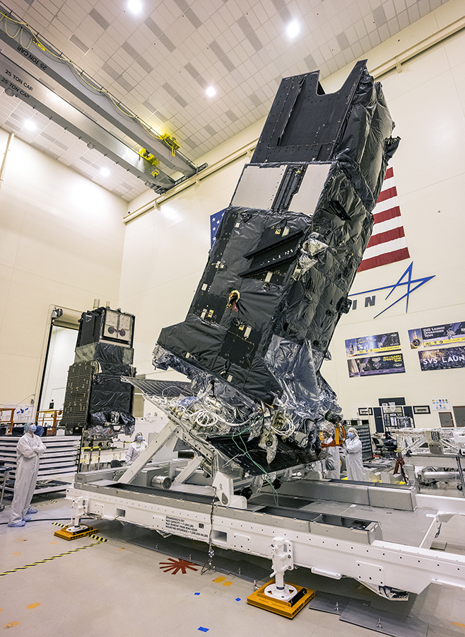 U.S. Space Force's SBIRS GEO-6 early missile warning satellite built by Lockheed Martin. Photo: Lockheed Martin. 