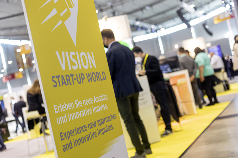 This year, 18 companies have registered for VISION Start-up World. Picture credit: Landesmesse Stuttgart.