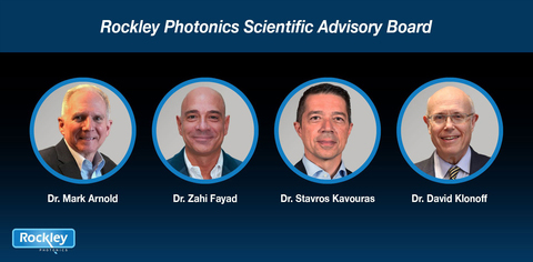 Rockley's new scientific advisory board. Image: Rockley Photonics.
