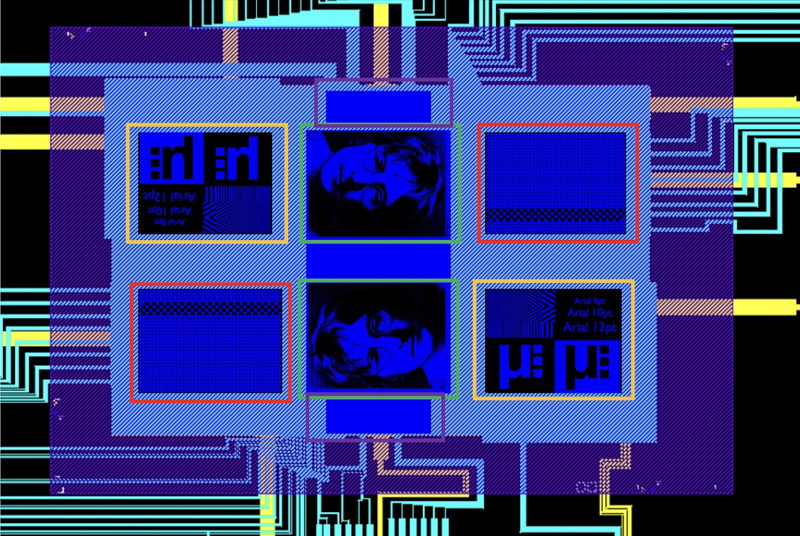 MicroLED devices with integrated lenses for pixel-level beam shaping. Image: Micledi Microdisplays.