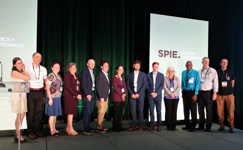 Star players: a contingent of the JWST team attended Optics + Photonics. Photo: Matthew Peach, optics.org