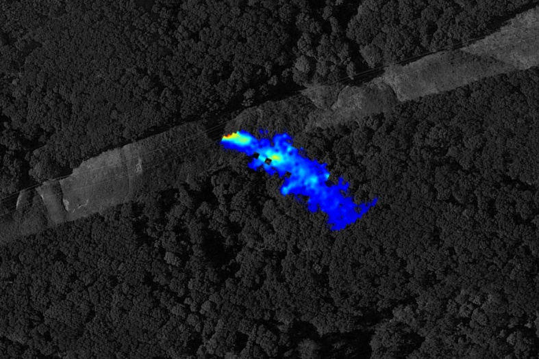So far, Bridger's lidar imaging technology has been used in gas extraction settings. However, improvements in sensitivity should lead to a more diverse range of applications, including looking for leaks in transmission along pipelines, or in urban distribution networks. Image: Bridger Photonics.