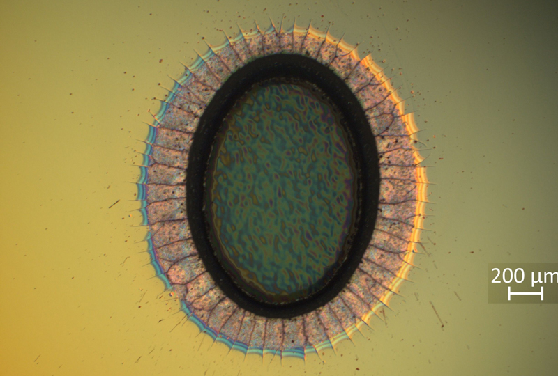 LZH and partners are developing destruction threshold measurements to be able to test also smaller optics reliably. Photo: LZH.