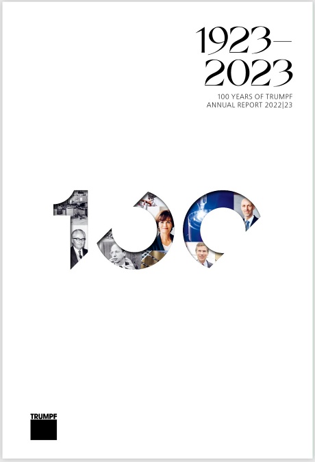 100 years after it was set up in a garage in Stuttgart, Trumpf has posted annual sales of &euro;5.4 billion, easily the highest in the firm's history. Image: Trumpf Group.