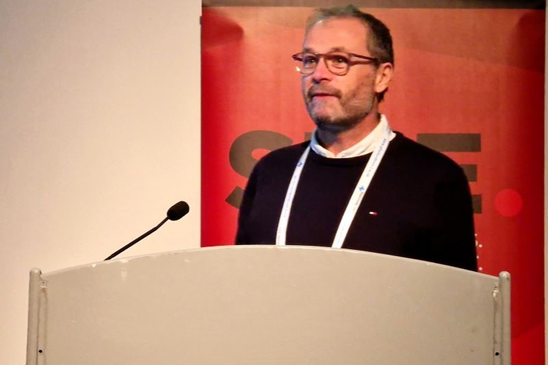 Dr. Laurent Vivien, of the Center of Nanosciences and Nanotechnologies, France. Photo: Matthew Peach, optics.org.
