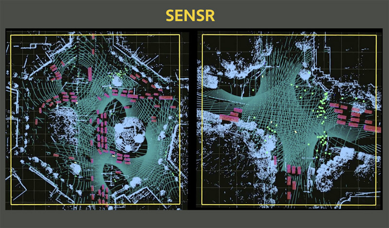 Using deep learning AI, SENSR delivers environmental intelligence. Image: Seoul Robotics.