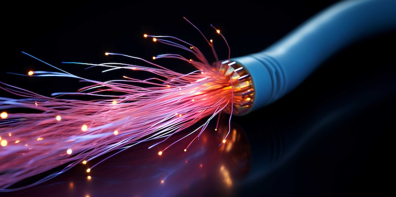 Researchers obtain vibration data from the noise suppression system, whose purpose is to increase the accuracy of signals in optical data communication. Credit: Adobe stock image via ETH Zurich.