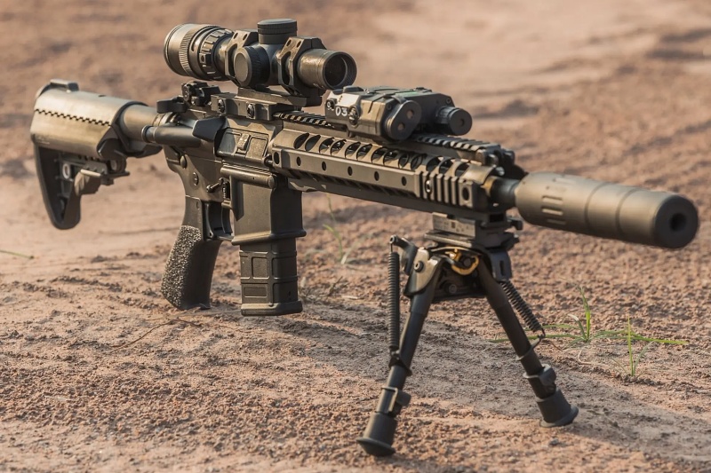 Through recent acquisition Artemis Optical, G&H is now supplying the UK Special Forces, Royal Marine Commandos and Army Special Operations Brigades with battlefield laser protection, thanks to bespoke optical filter assemblies inside the new KS-1 assault rifle scope. Photo: G&H.