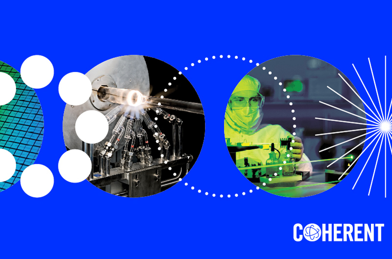 Applications in industrial, communications, electronics, and instrumentation markets. Image: Coherent.