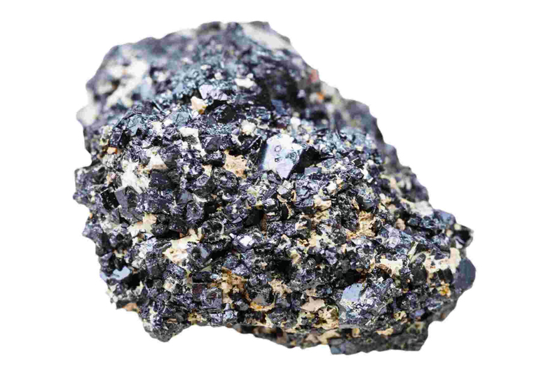 Great expectations: a perovskite crystalline stone. isolated on white background. Perovskites, like the one shown here, show great potential as light-absorbing material for solar harvesting. Getty Images photo.