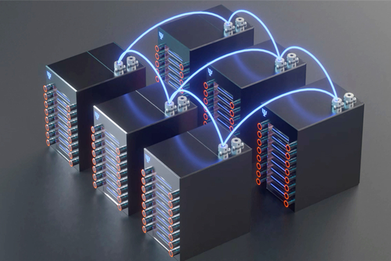 PsiQuantum's modularized quantum computing system networks individual cryogenic units using conventional fiber optics. Photo: Business Wire.