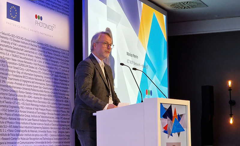  Photonics 21 President Dr. Lutz Aschke. Photo: Matthew Peach, optics.org.
