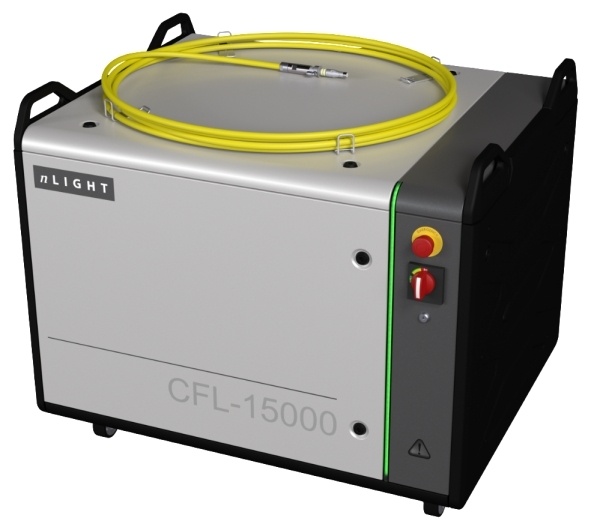 Aside from the major DoD contract award, nLight also reported record orders of its 15kW and 20kW industrial fiber lasers in the latest financial quarter. Image: nLight.
