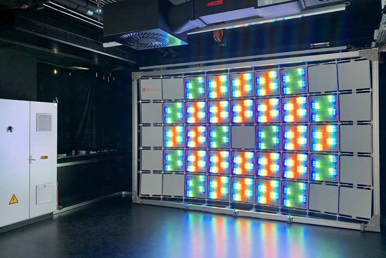 The solar simulator was specially built by Wavelabs Solar Metrology Systems.
