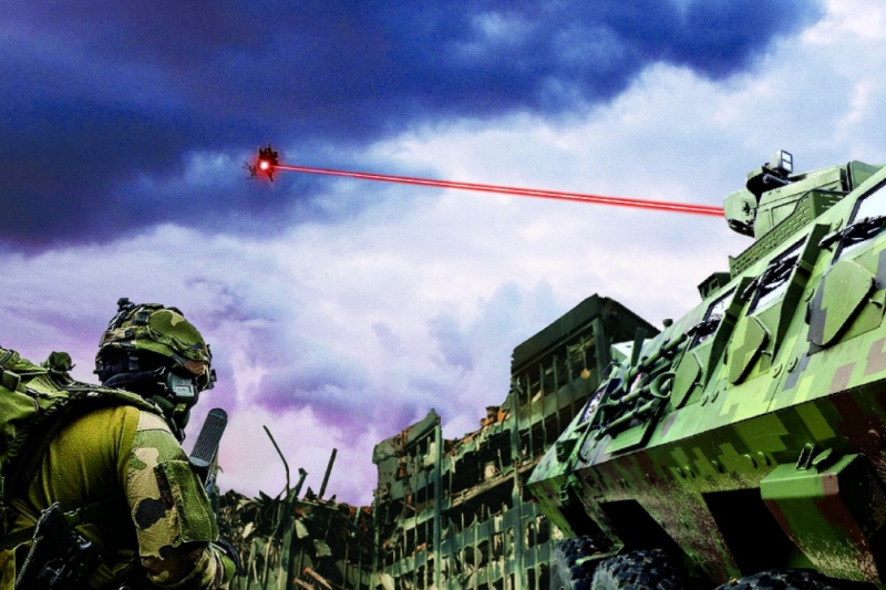 The aim of TALOS was to develop technology demonstrators needed to ensure the European Union can independently build high-power (more than 100 kW) laser effectors capable of shooting down agile targets such as mortars, artillery, and UAVs. Image: EDA.