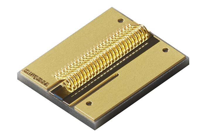 The latest iterations of Coherent's 915nm and 975nm emitters offer 65W output - 30% higher than the previous versions, released as recently as January. They will be available as bare dies or mounted on ceramic sub-mounts from this fall. Image: Coherent.
